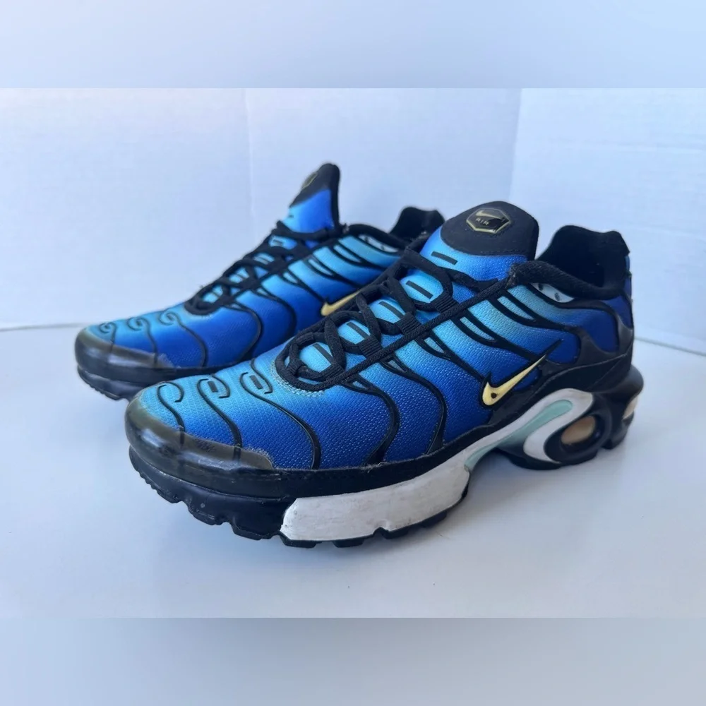 Nike Air Max Plus Tn Hyper Blue Shoes 2018 Sneakers Size 6.5Y